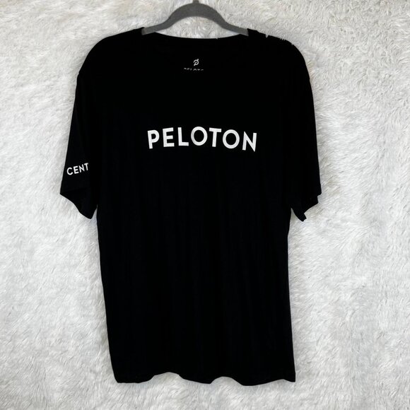 Peloton Reach 100 Short Sleeve Unisex Shirt Size L Black - Picture 2 of 7